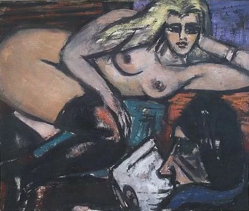 La lettera, seminudo sdraiato, 1945 - Von der Heydt, Museum, Wuppertal
